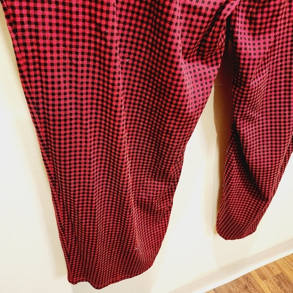 Charter Club intimates women's red  plaid plus size pajama pants 2X - Picture 5 of 8